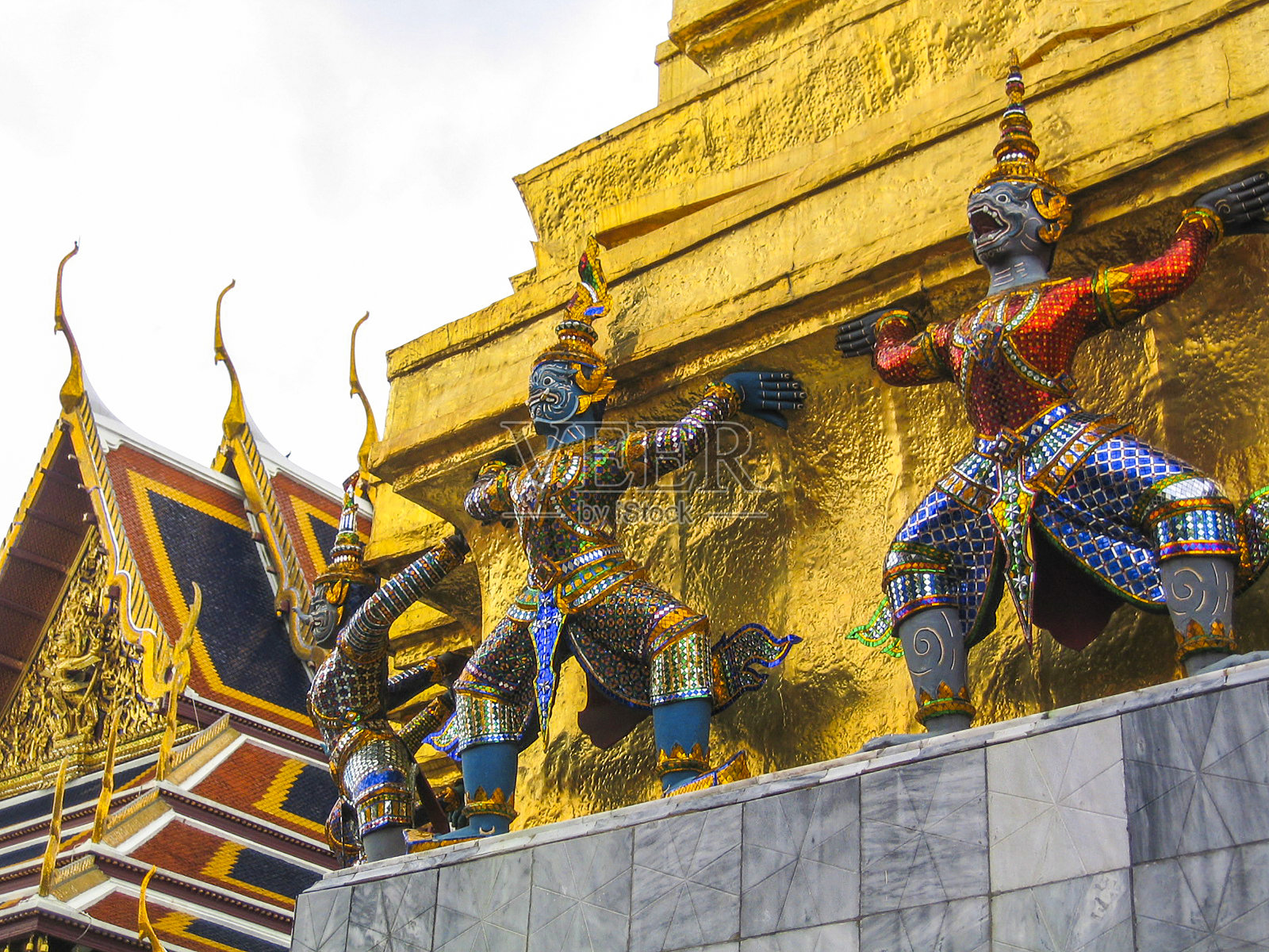 大皇宫和佛牙寺照片摄影图片