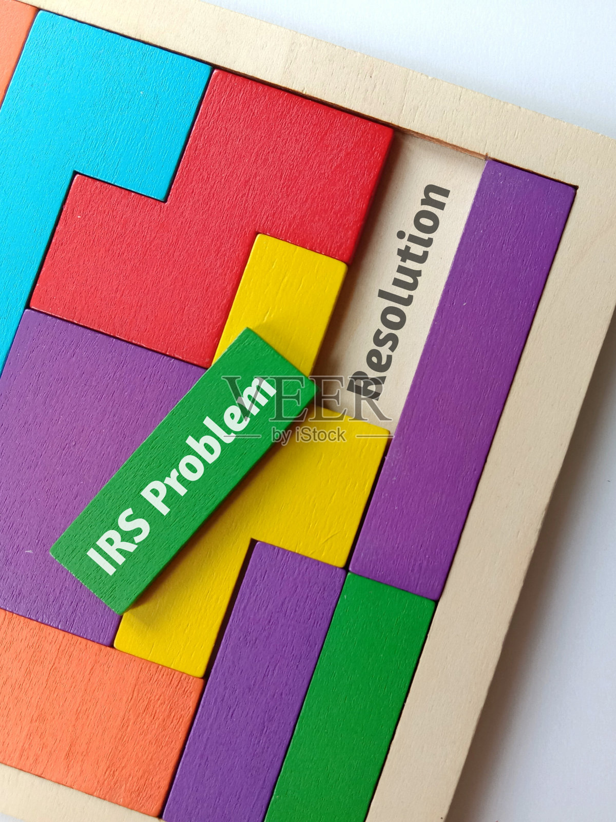 国税局问题和解决方案。照片摄影图片