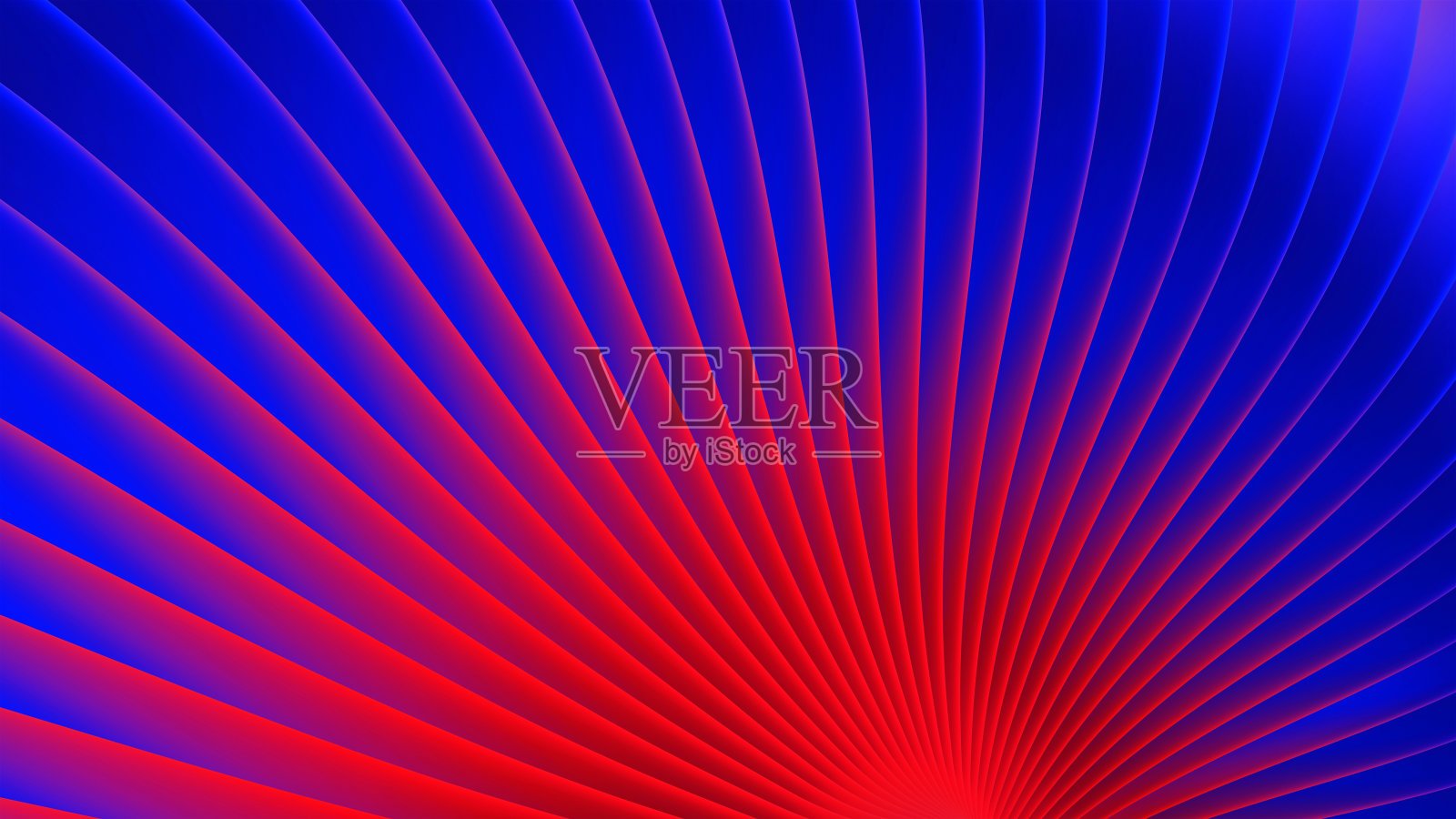 红蓝色背景条纹3d波浪图案，优雅抽象条纹图案照片摄影图片