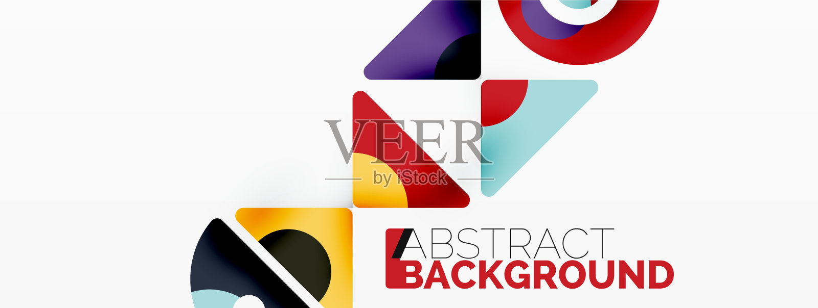 创意几何墙纸最小抽象插画图片素材