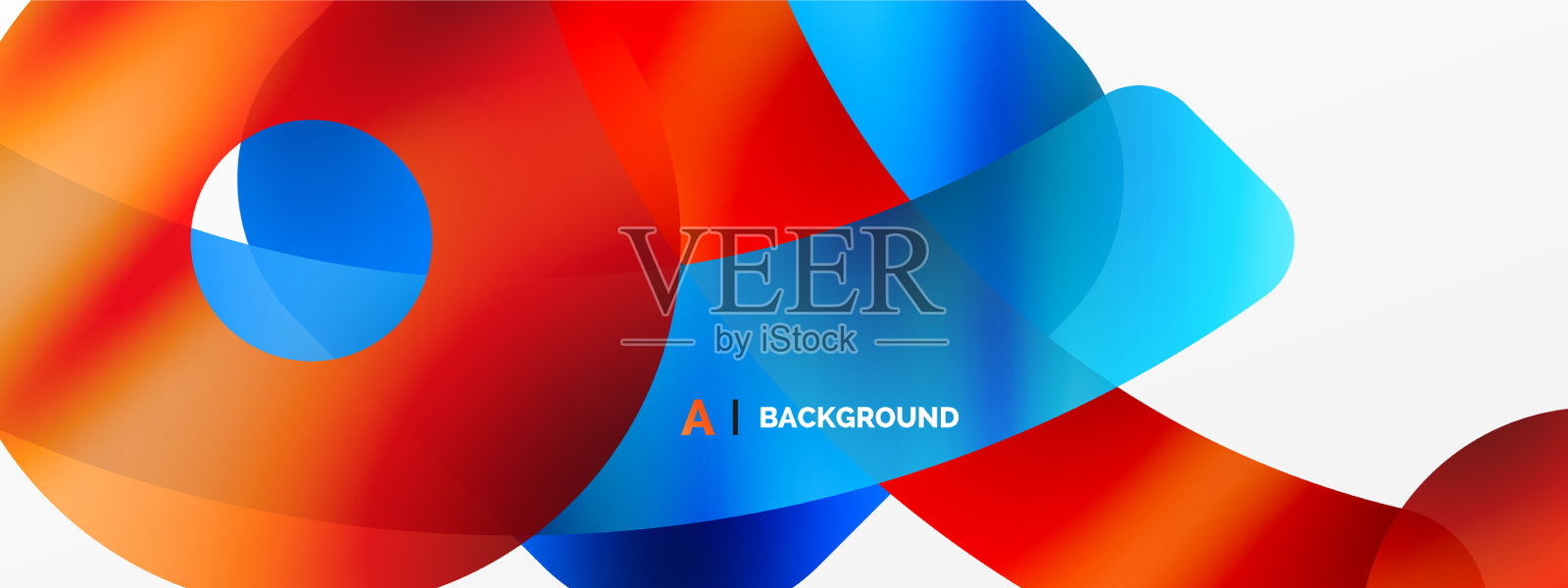 金属光泽几何表面圆形插画图片素材