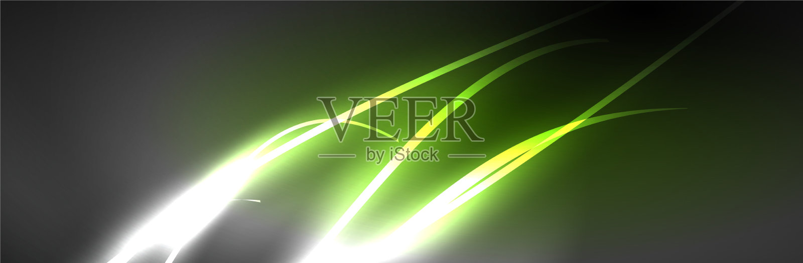 蓝色霓虹灯发光线魔法能量空间光插画图片素材