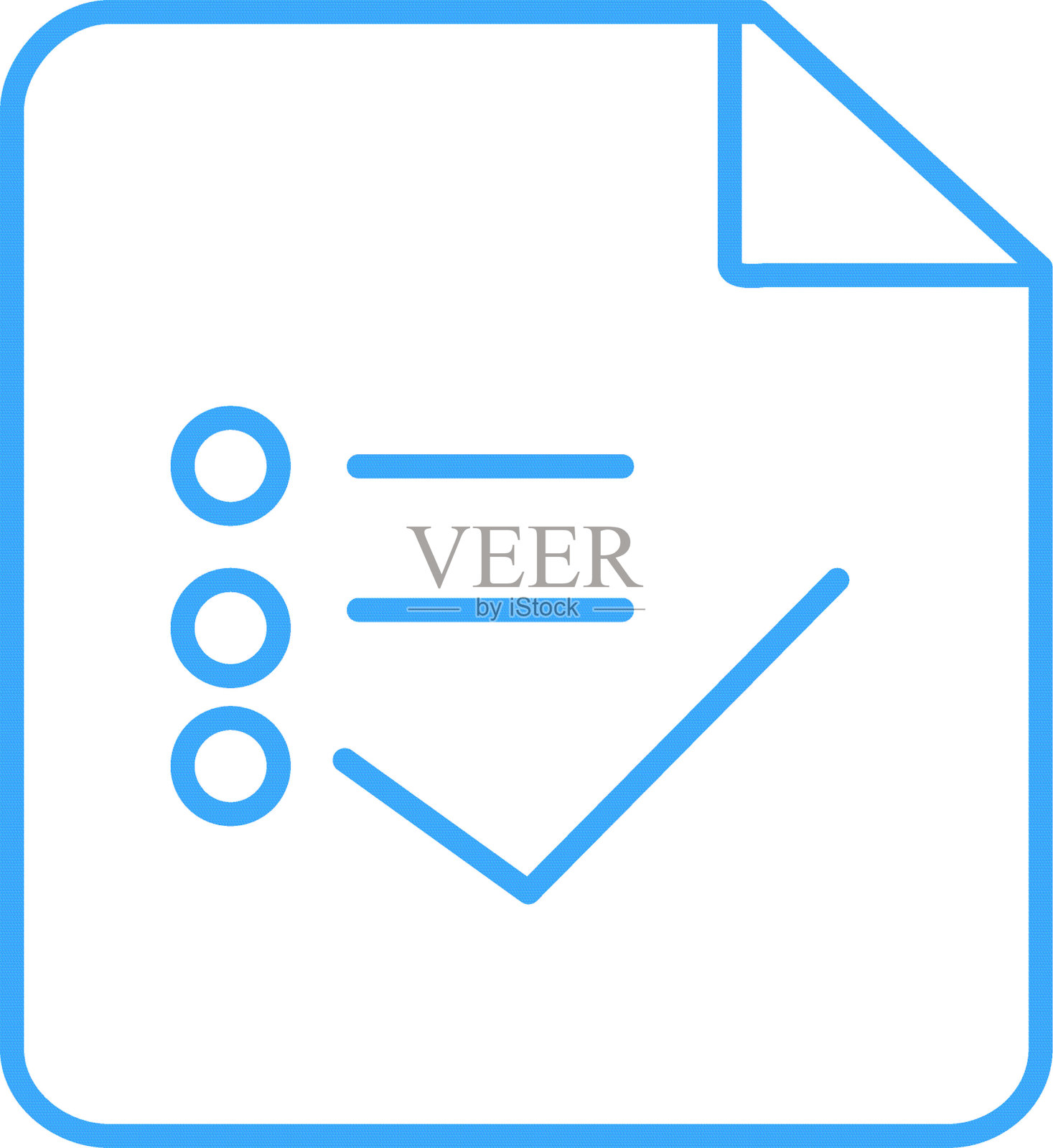 矢量图标复选标记插画图片素材