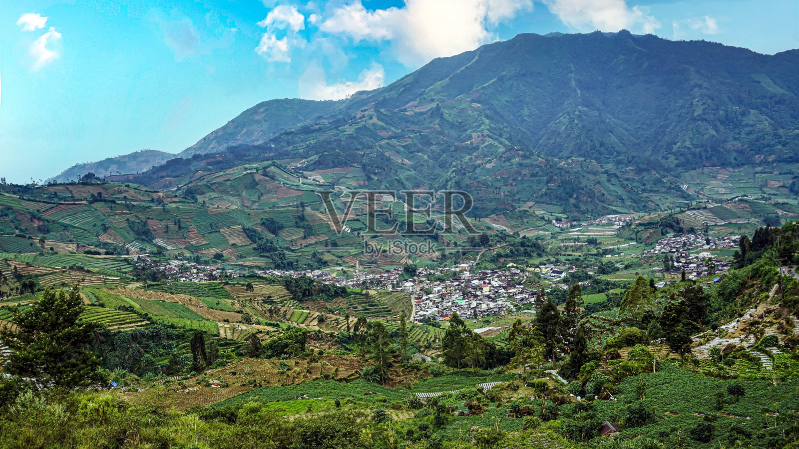 迪昂高原全景照片摄影图片