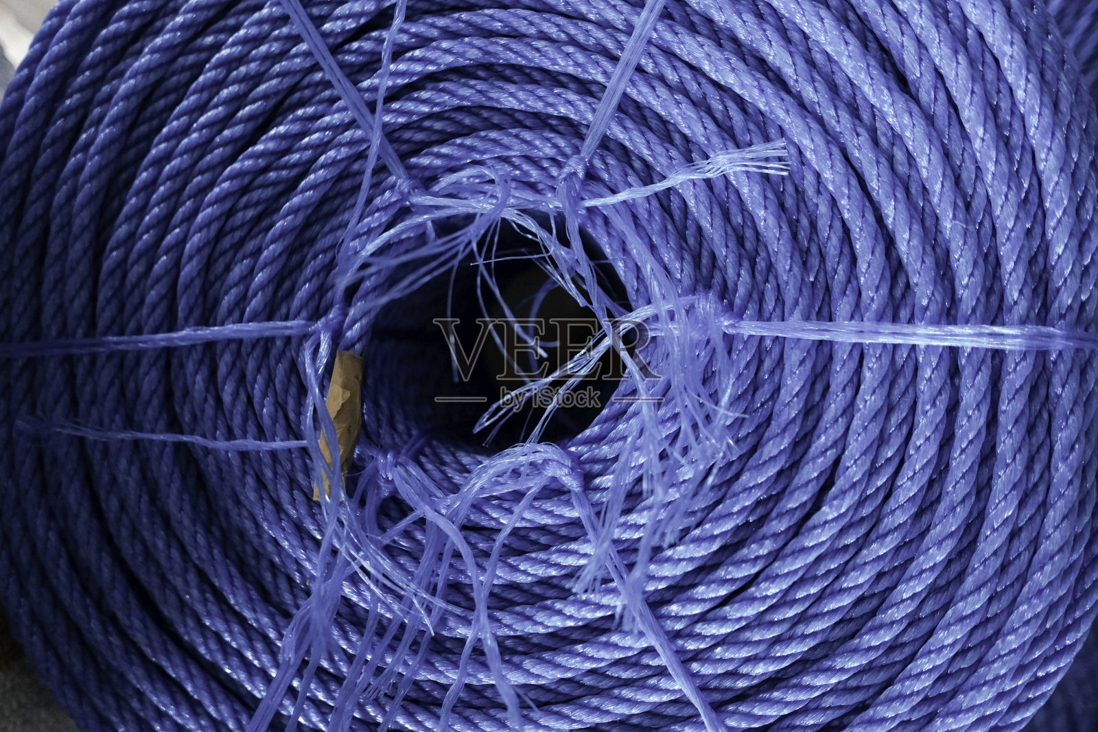 蓝绳卷照片摄影图片