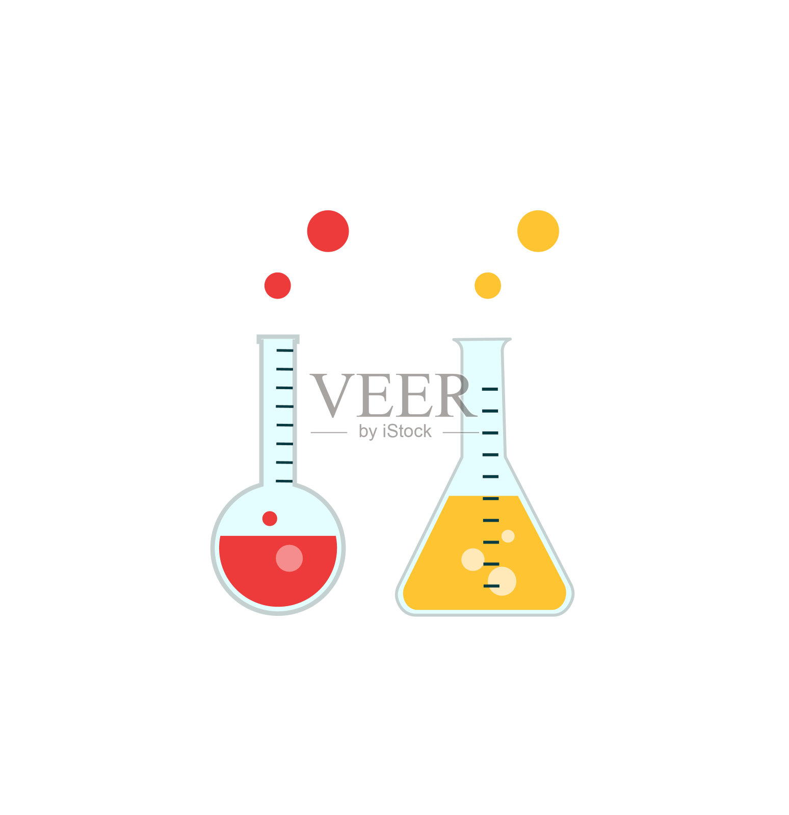 化学液体质量好，颜色好插画图片素材
