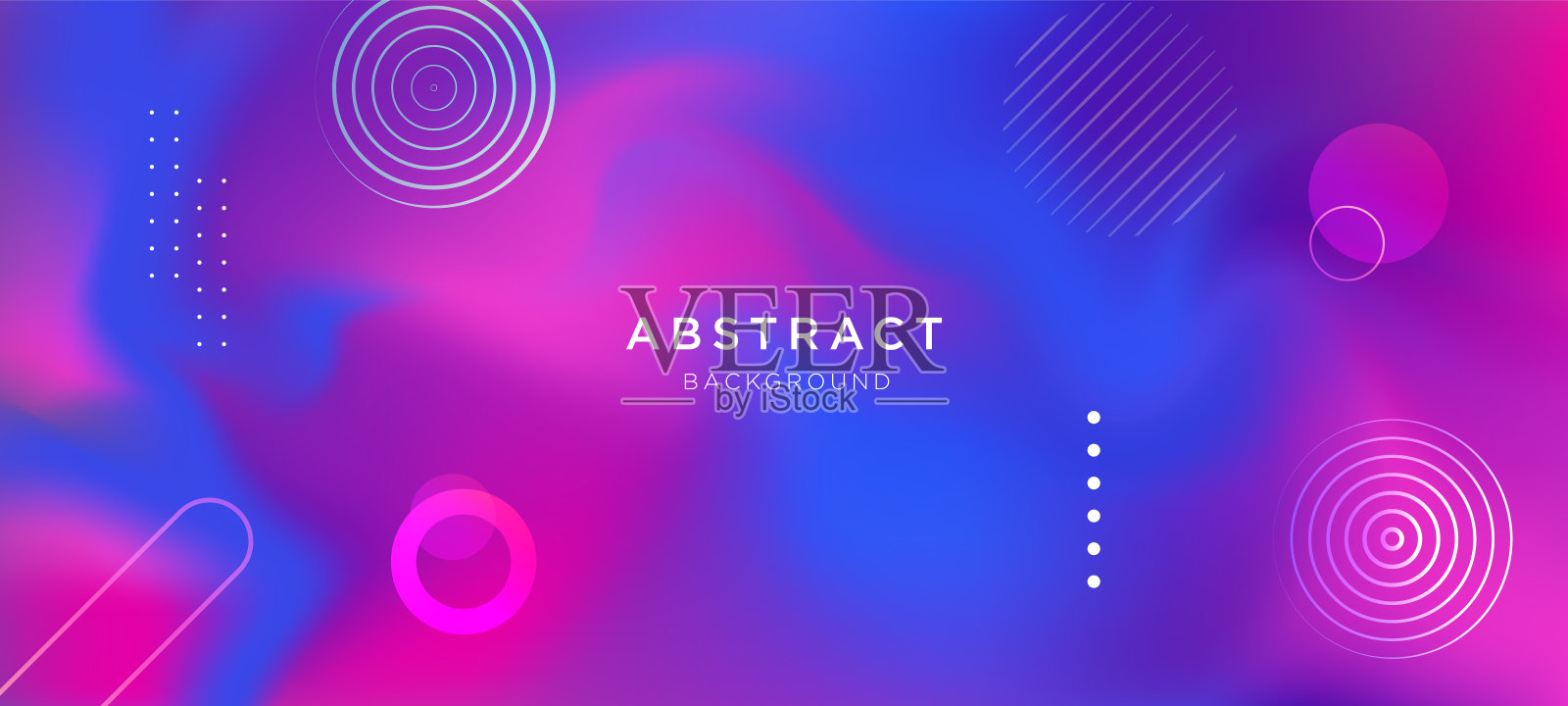 摘要多色模糊梯度流体背景设计插画图片素材