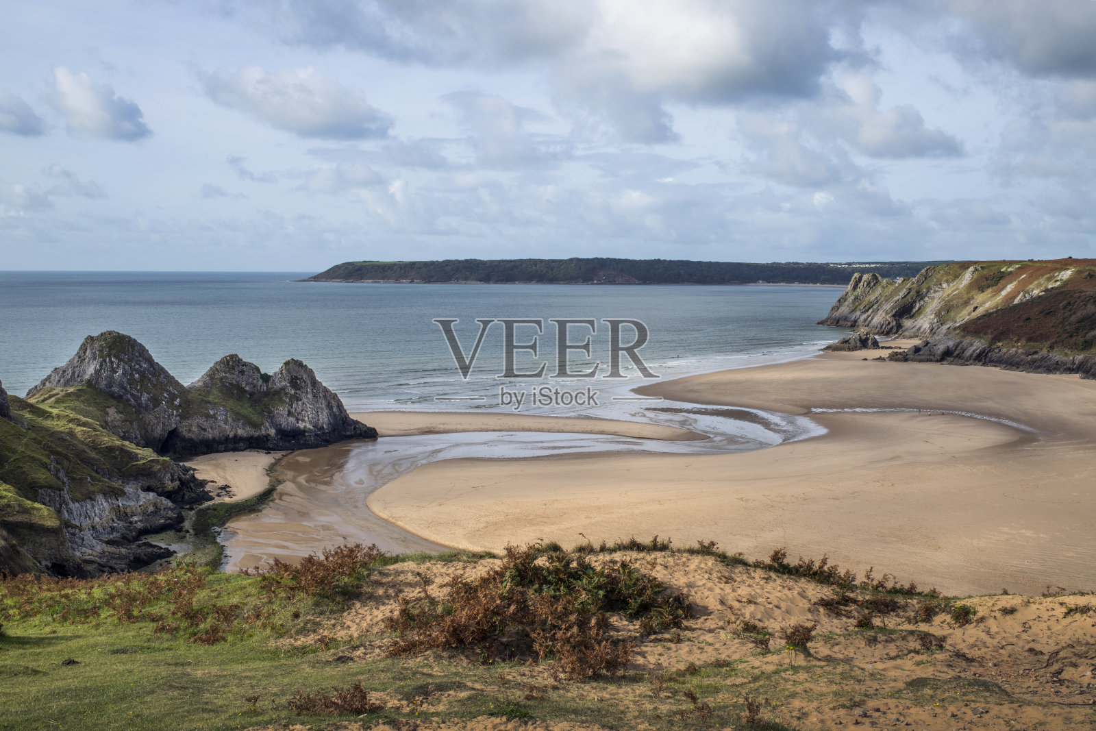 威尔士最佳海滩照片摄影图片