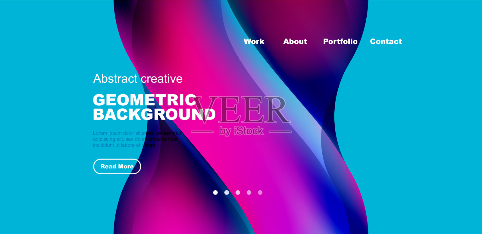 抽象优雅的流动形状背景流体插画图片素材