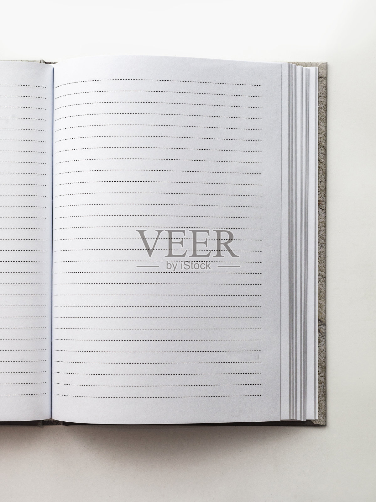 空白衬里记事本页照片摄影图片