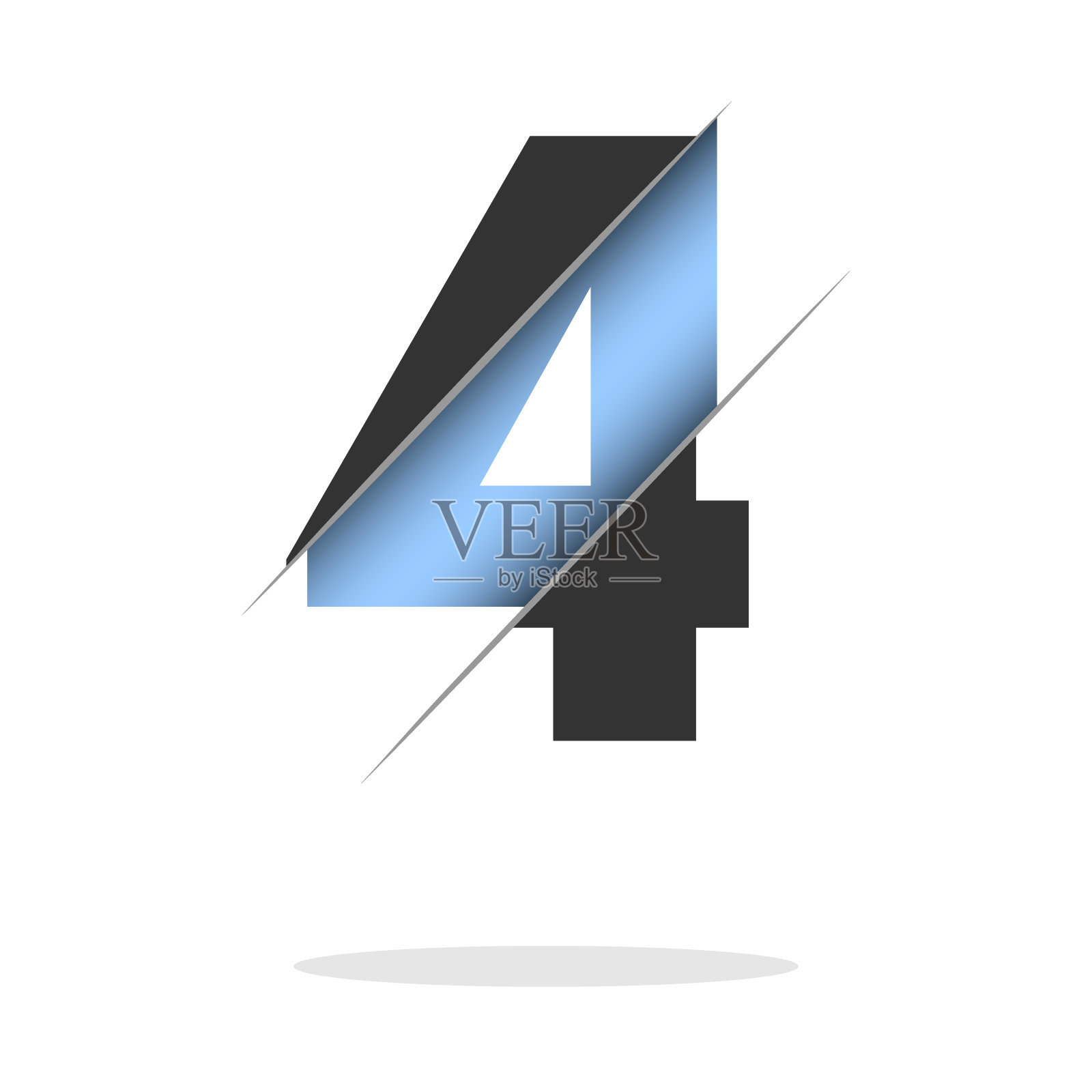 白色背景下箭头符号的特写镜头插画图片素材