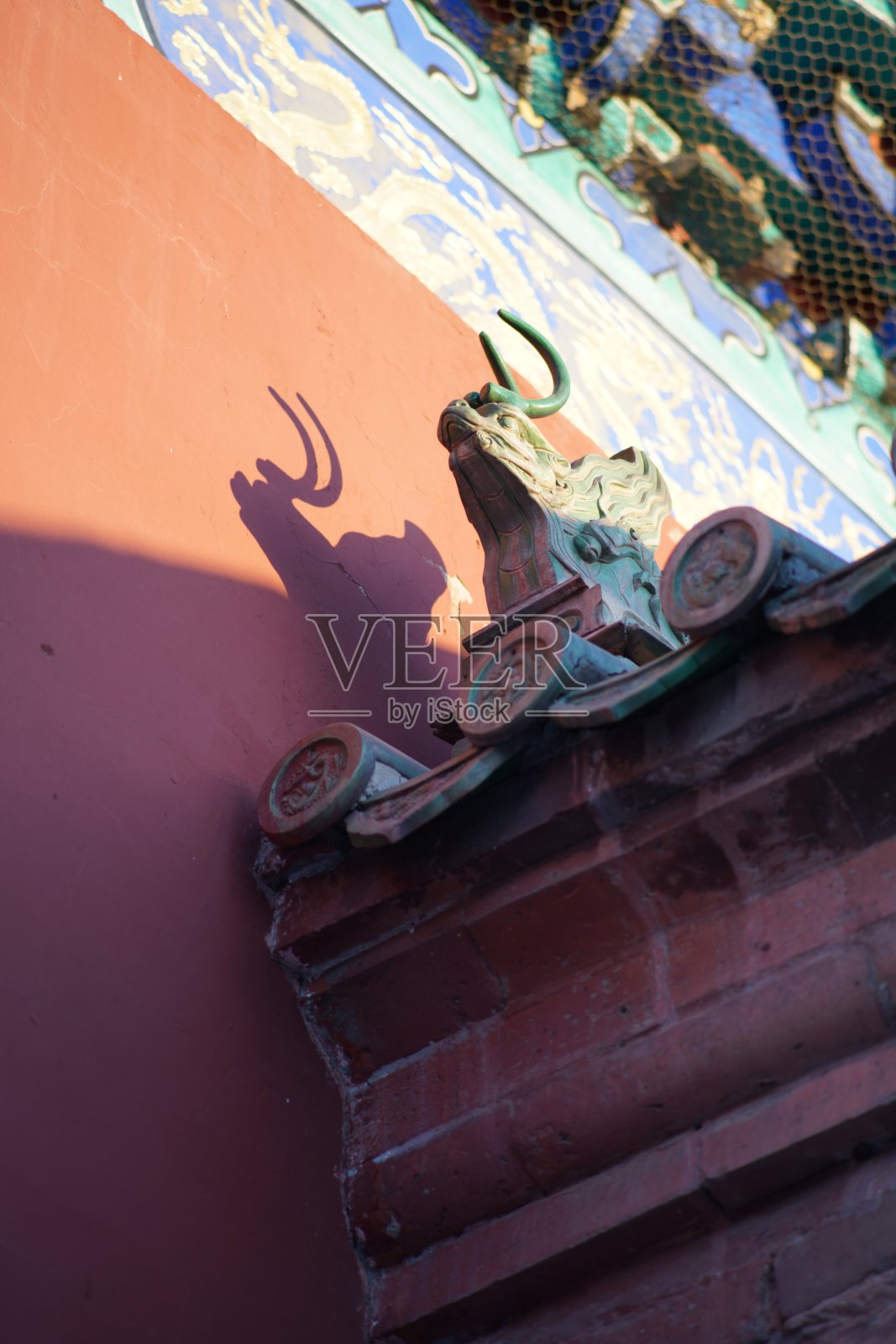 中国北京天坛屋顶的美丽景色照片摄影图片