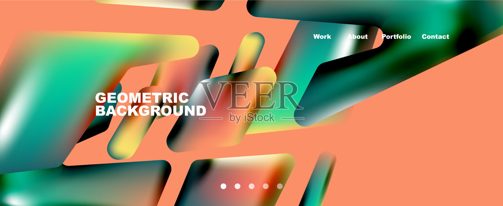 科技极简几何壁纸创意插画图片素材