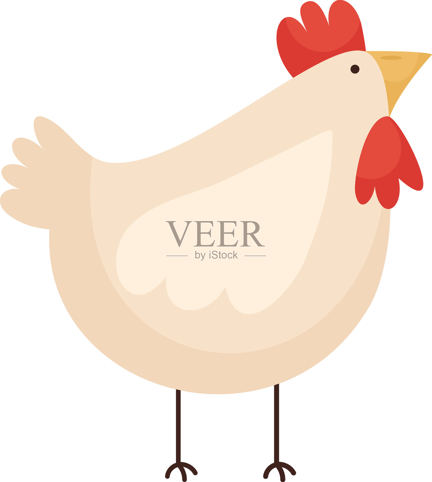 卡通鸡设计元素图片