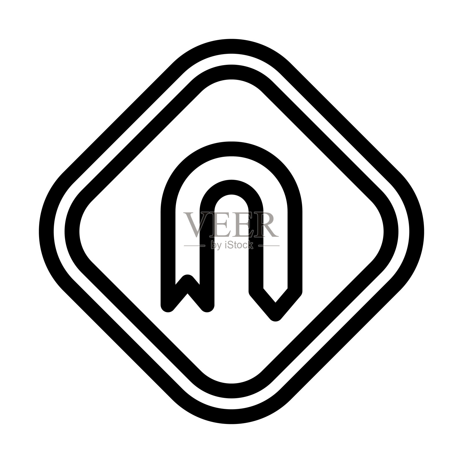 转粗线图标插画图片素材