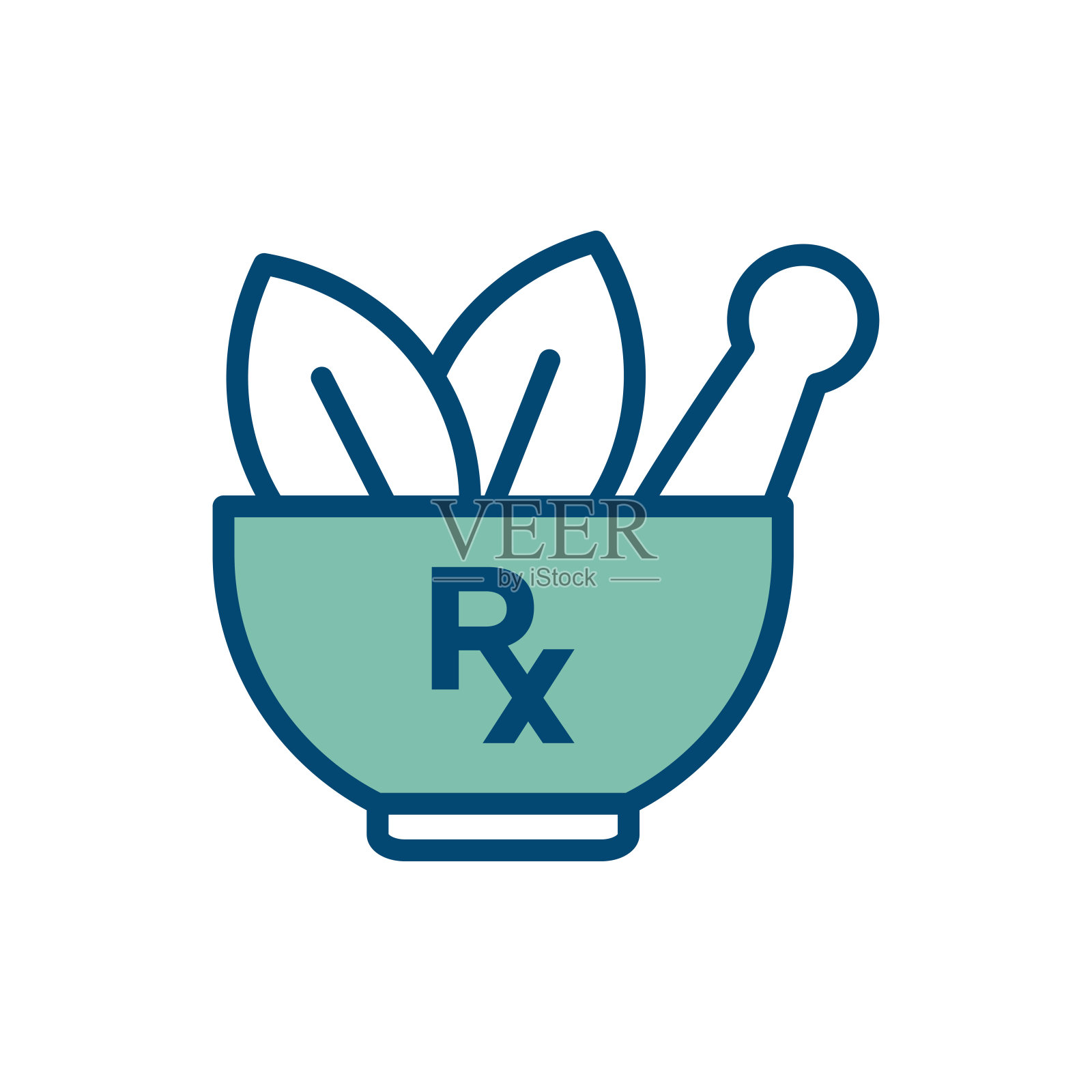 灰浆和杵图标矢量设计模板在白色背景插画图片素材