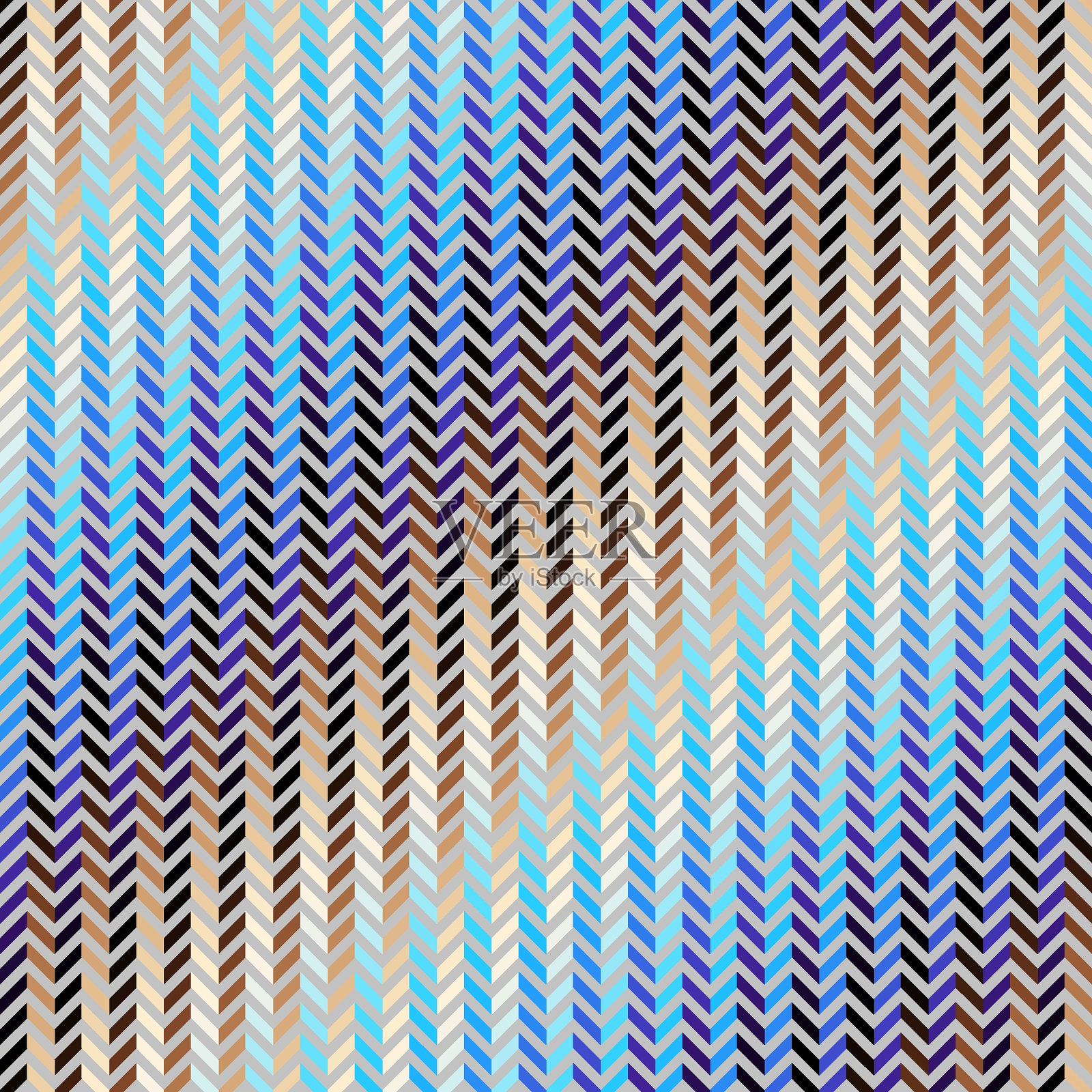 几何抽象图案在低聚风格。插画图片素材