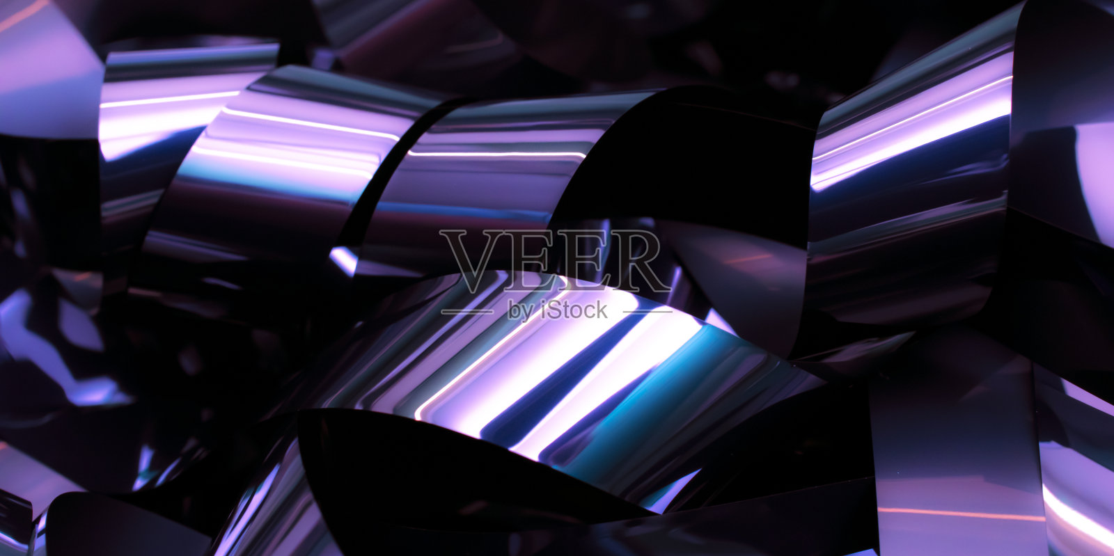 蓝色螺旋带，录像带。背景或纹理照片摄影图片