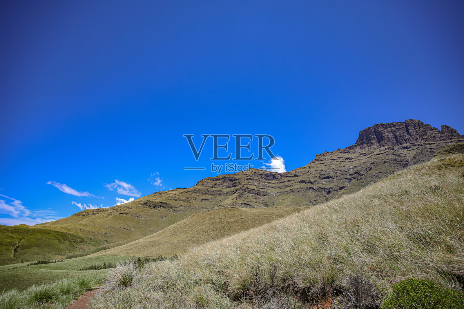 德拉肯斯堡山脉照片摄影图片