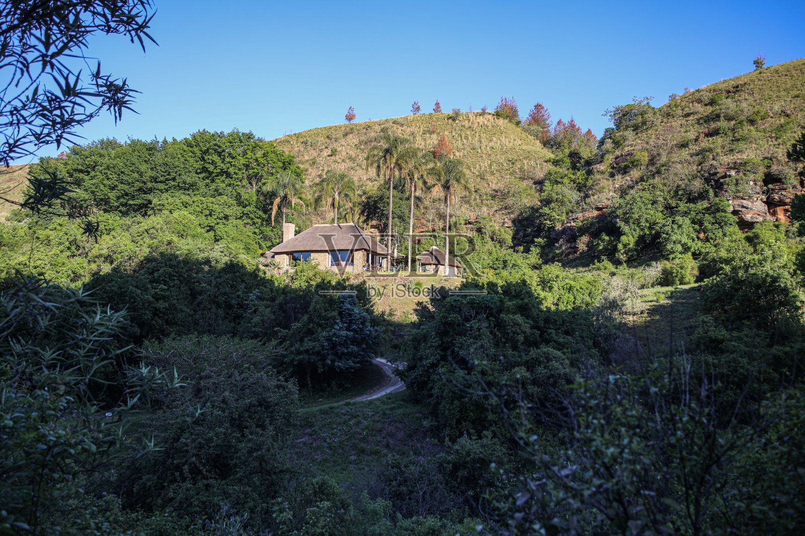 德拉肯斯堡山谷照片摄影图片