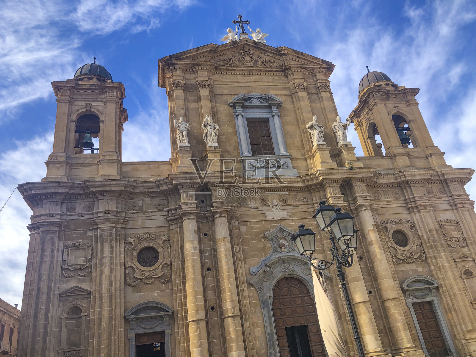意大利西西里岛的马萨拉大教堂照片摄影图片