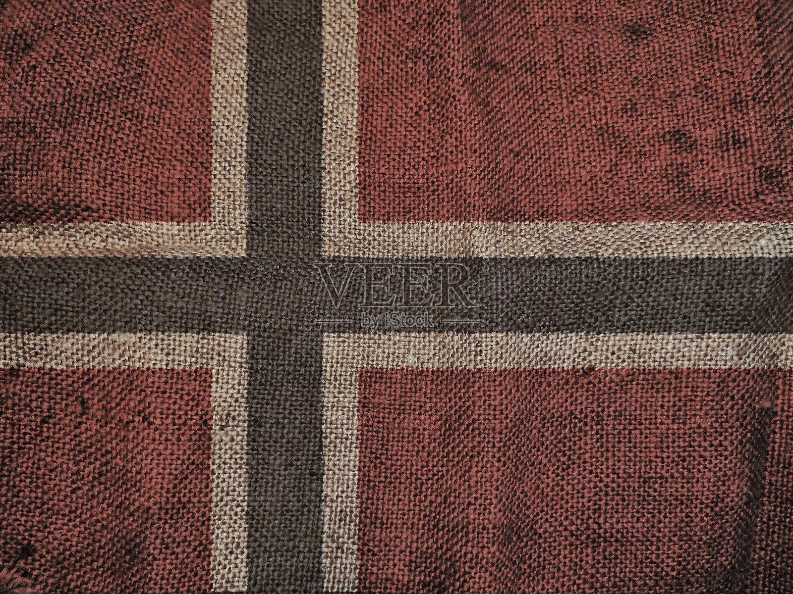 丝绸质地的挪威国旗照片摄影图片