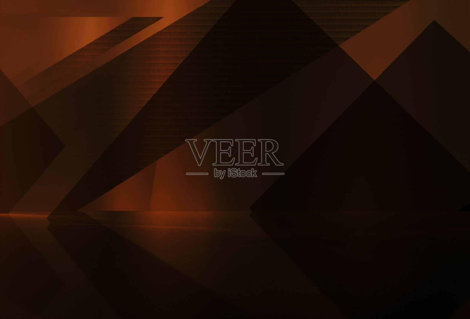 抽象背景的不规则几何图案铜橙色的颜色。照片摄影图片