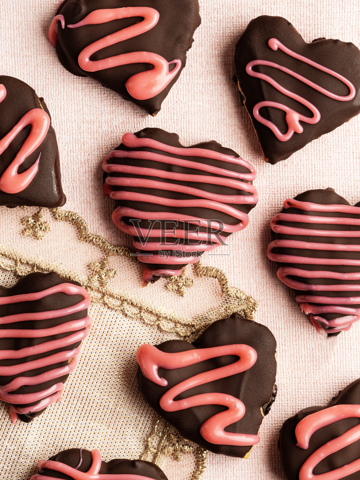 情人节，爱，饼干，情人心饼干照片摄影图片