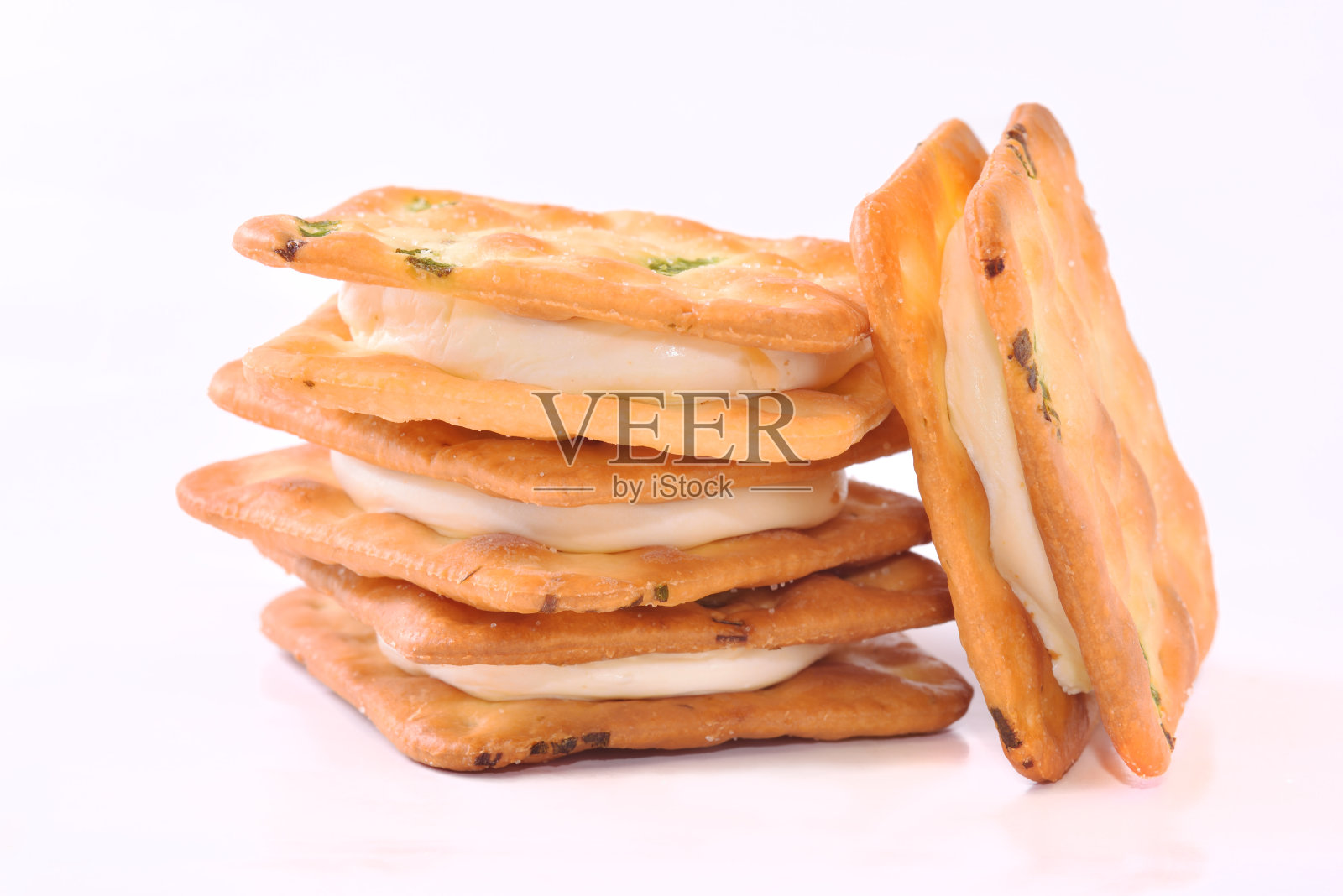 葱花饼干牛轧糖照片摄影图片