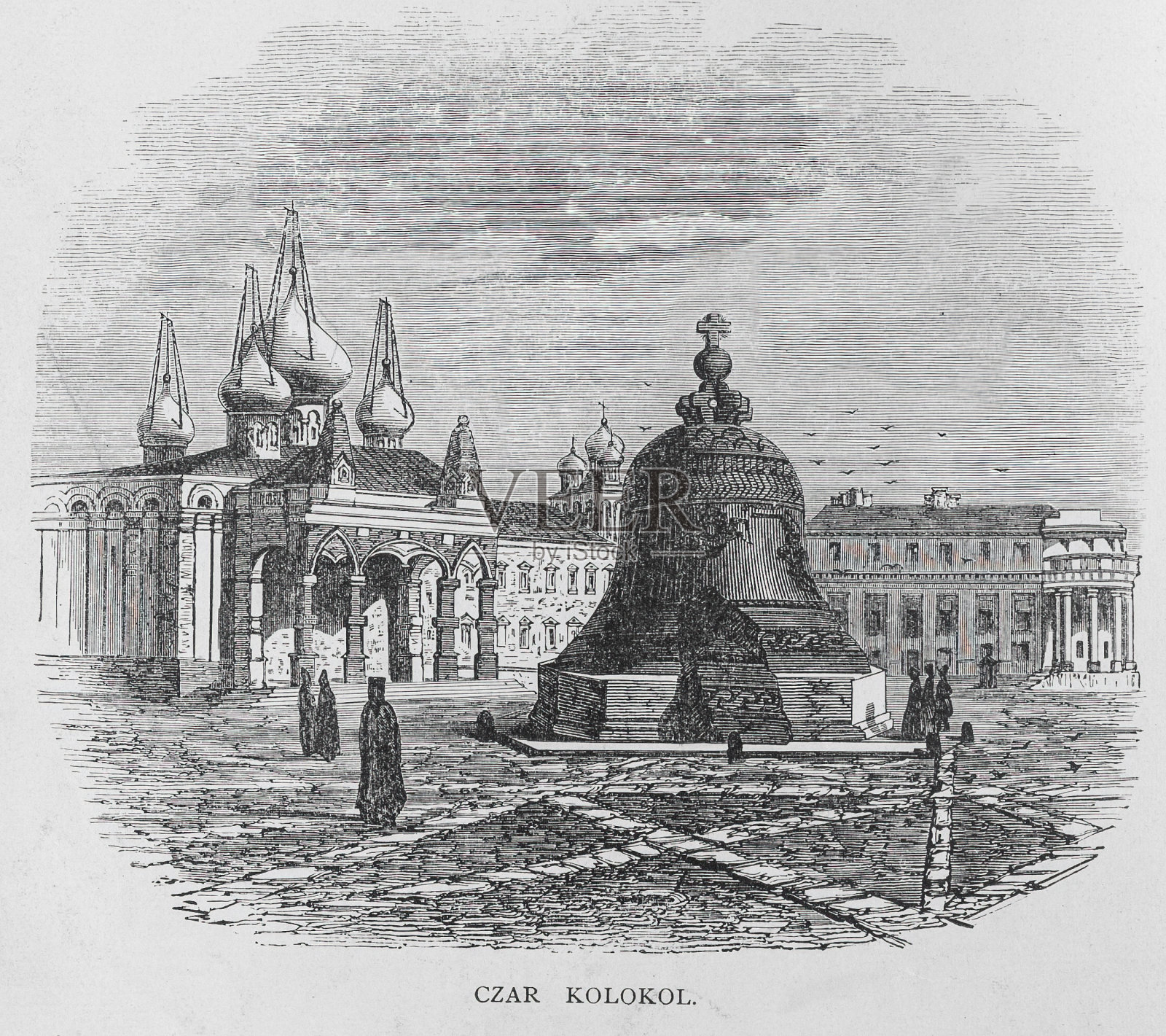 沙皇Kolokol Bell插画图片素材