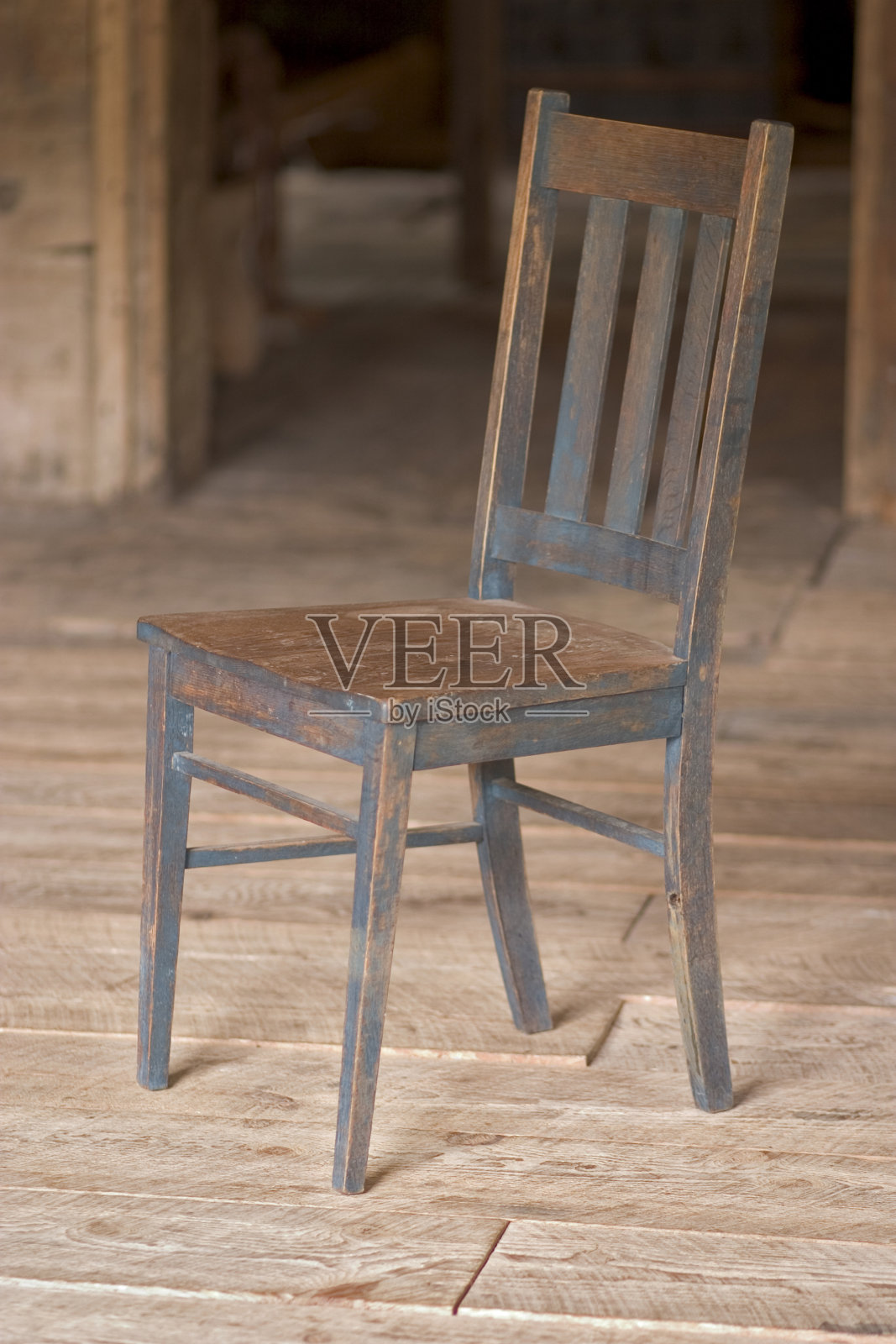 古董木椅。照片摄影图片