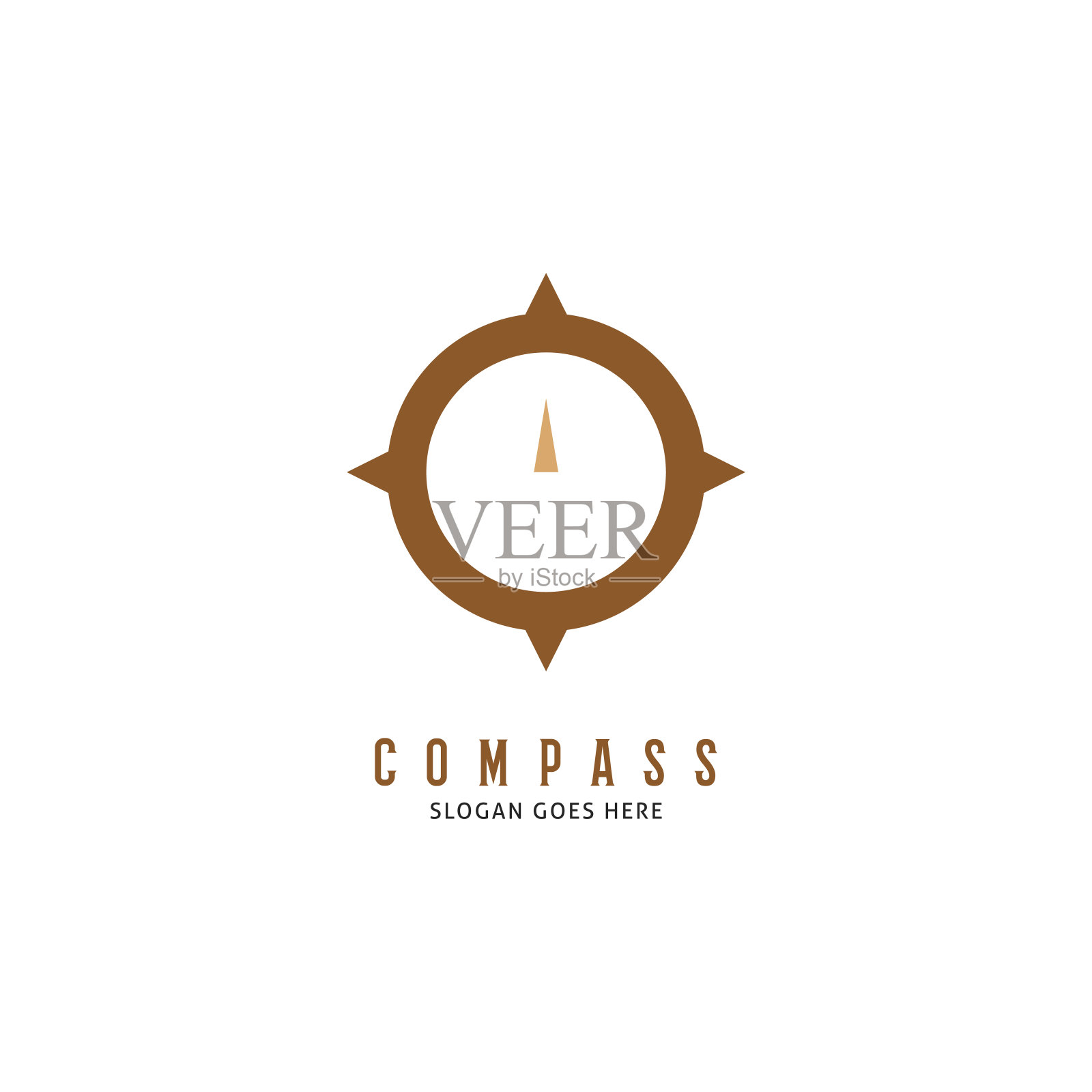 指南针图标矢量符号设计模板元素插画图片素材