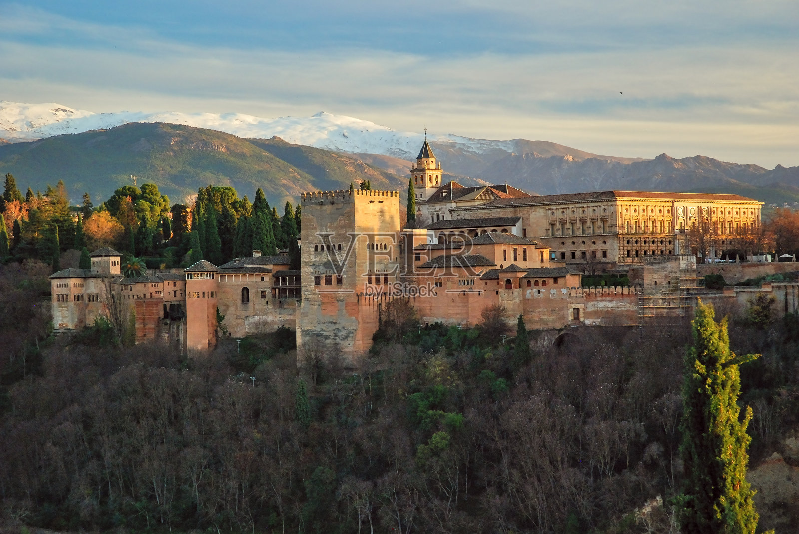 阿尔罕布拉，格拉纳达，安达卢西亚，西班牙照片摄影图片