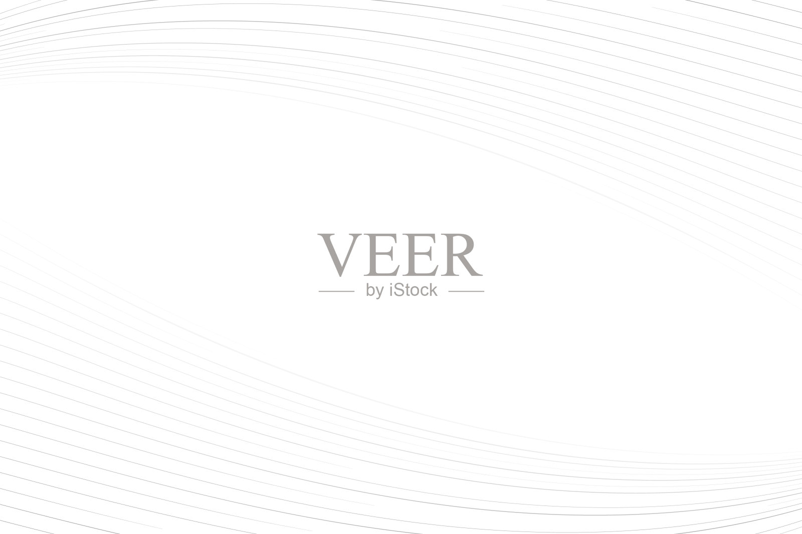 白色背景与曲线线插画图片素材