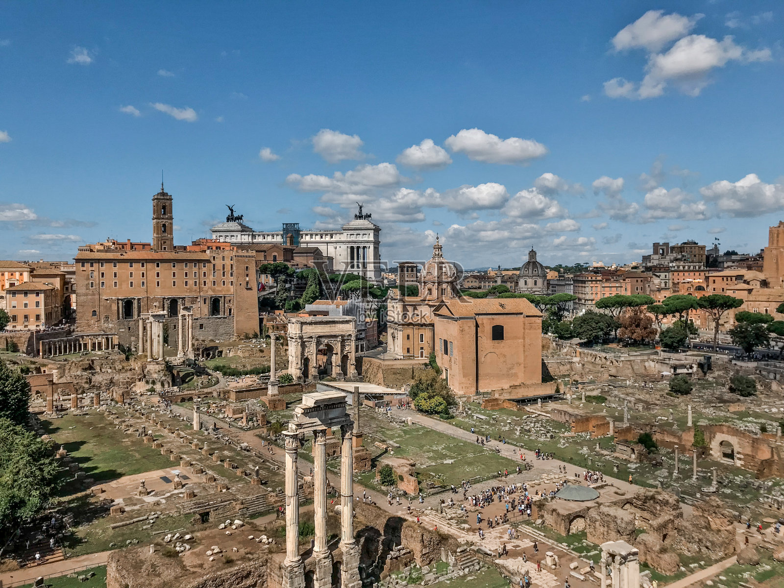 罗马历史古罗马广场的风景照片摄影图片