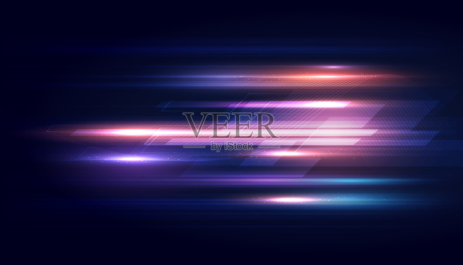 现代抽象高速运动背景。彩色动态几何重叠运动。旗帜，演示文稿，传单，海报的运动模板。向量EPS10。插画图片素材