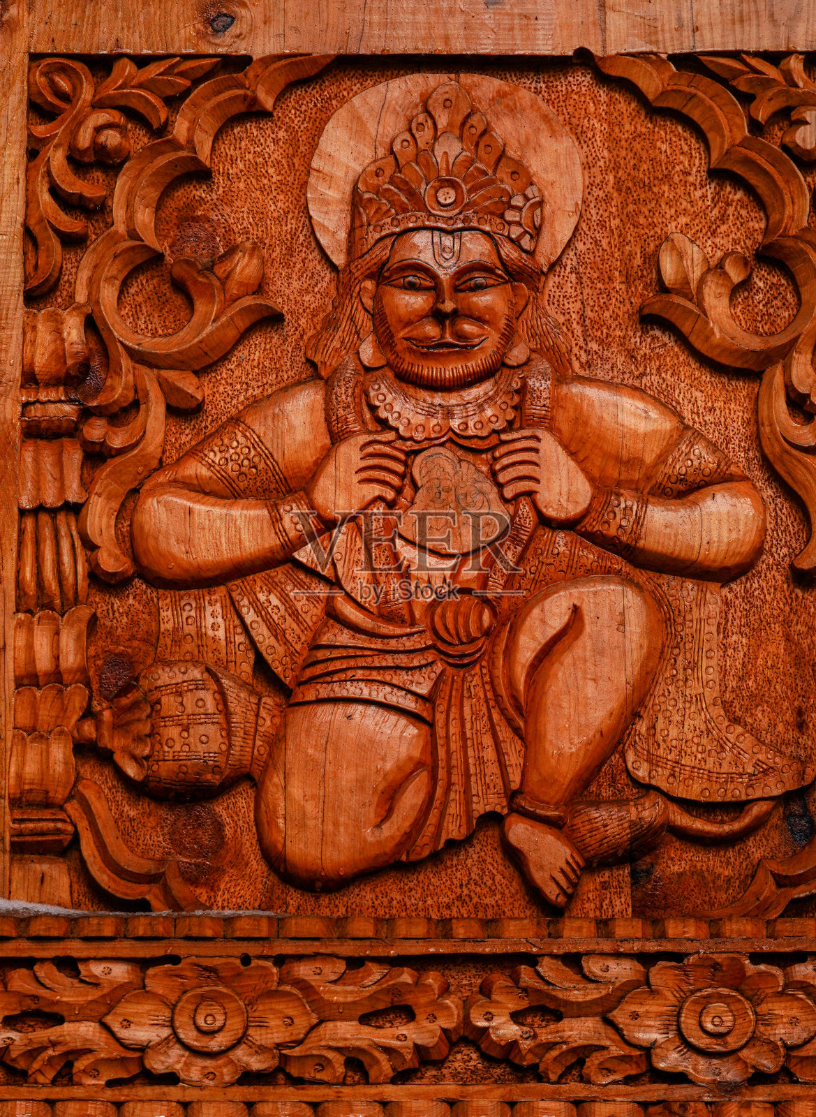 哈努曼图像使用木艺术照片摄影图片
