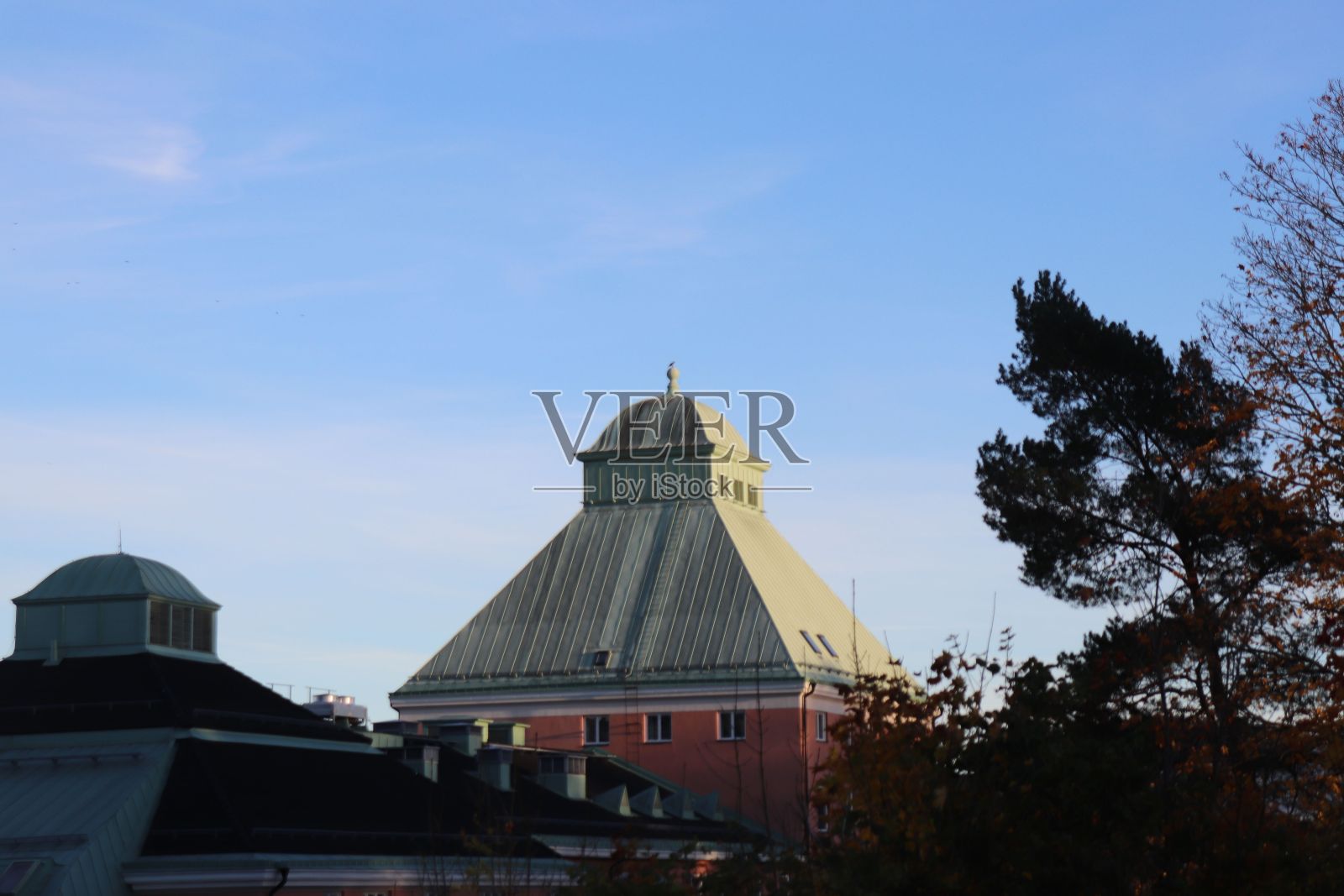 瑞典乌普萨拉市中心的室外建筑照片摄影图片