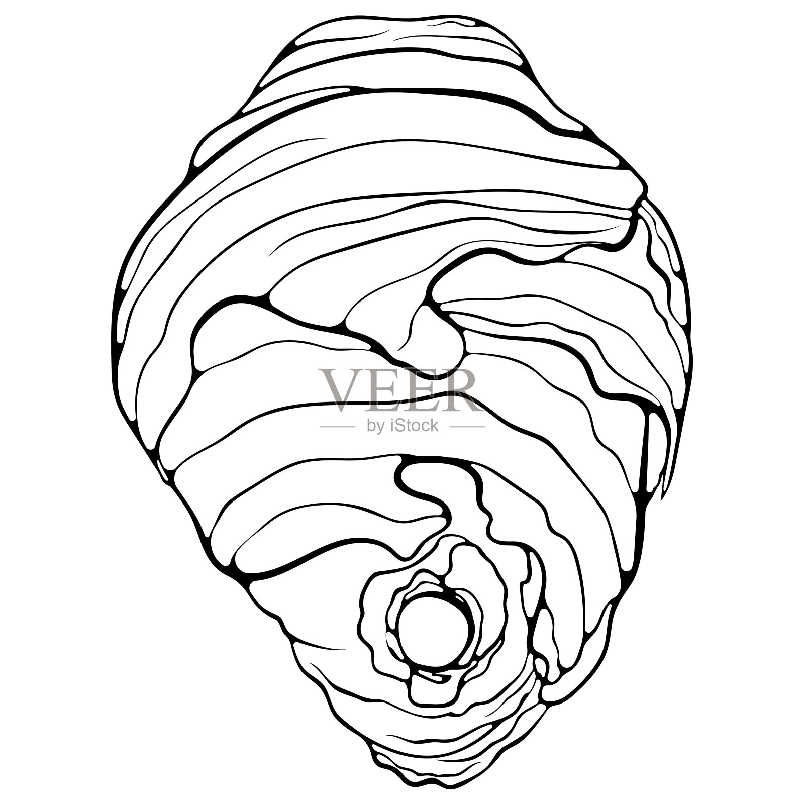 一群野黄蜂插画图片素材