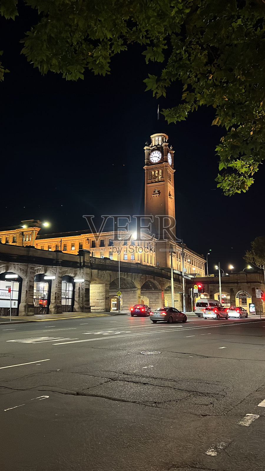 中央车站悉尼CBD夜景照片摄影图片