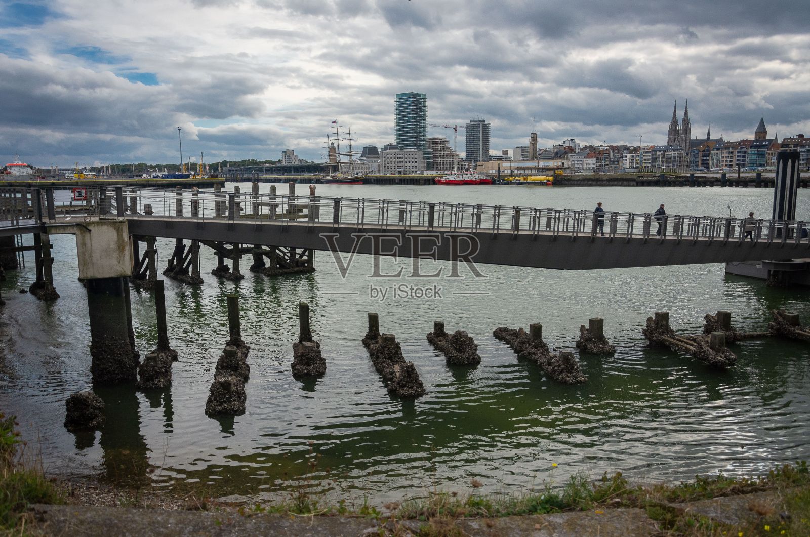 奥斯坦德的全貌照片摄影图片