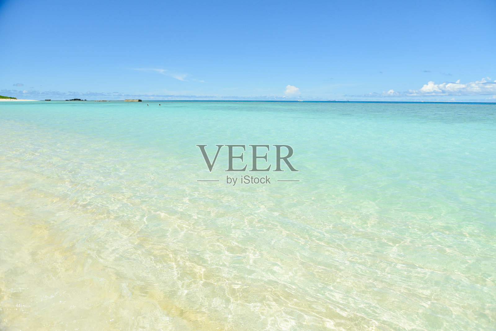 日本最南端的岛屿——羽间岛，风景非常美丽。照片摄影图片