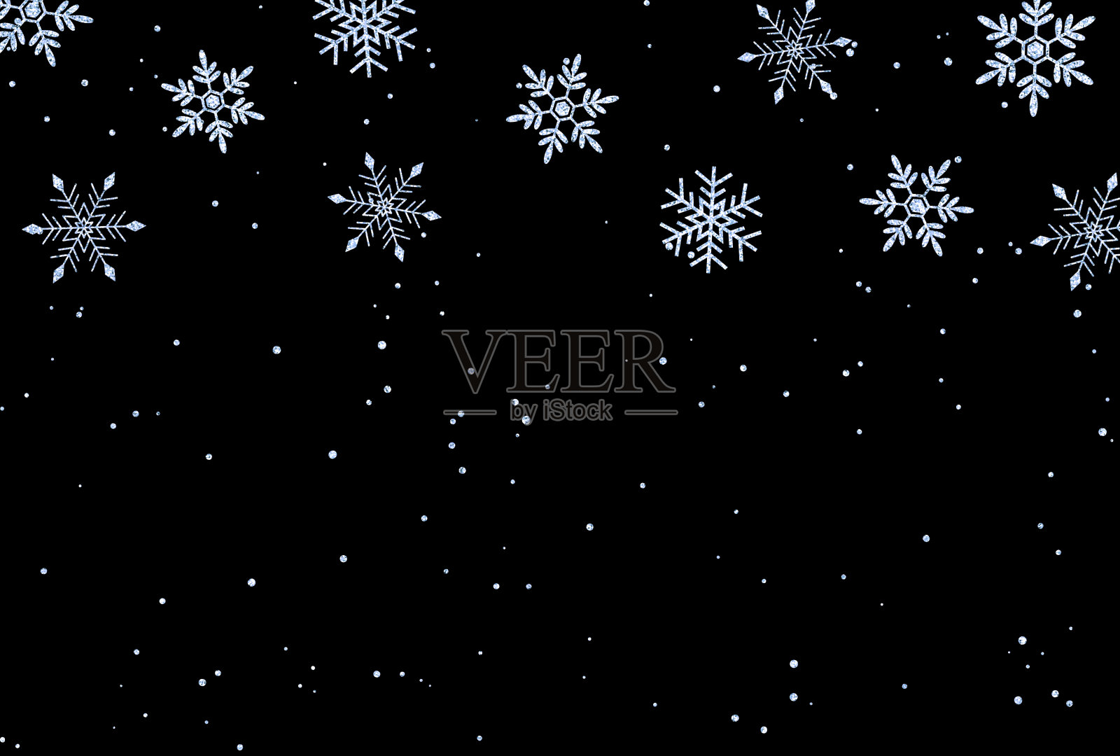 背景插图的美丽闪闪发光的星星插画图片素材