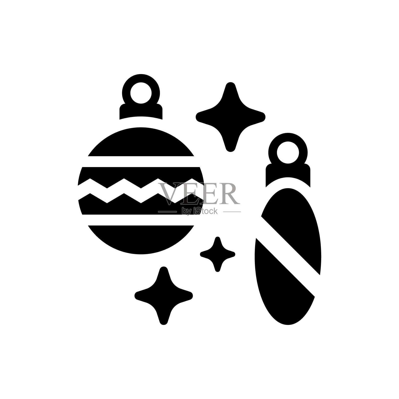 圣诞装饰图标插画图片素材