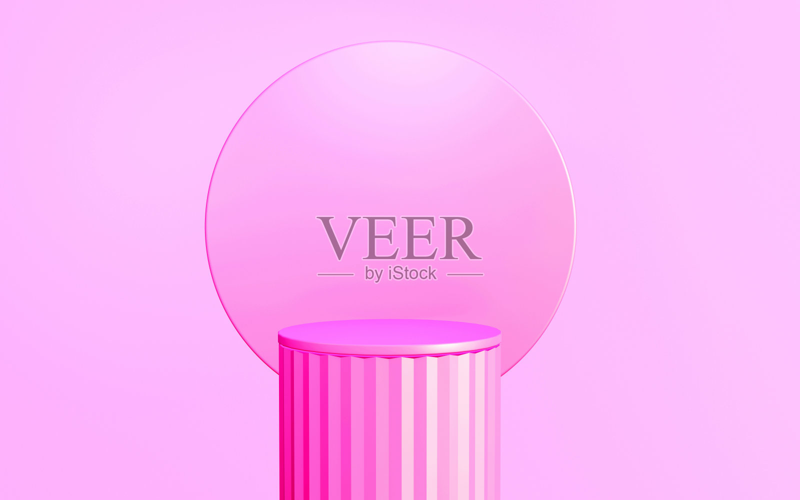 摘要产品展示台座以粉色台座为背景照片摄影图片