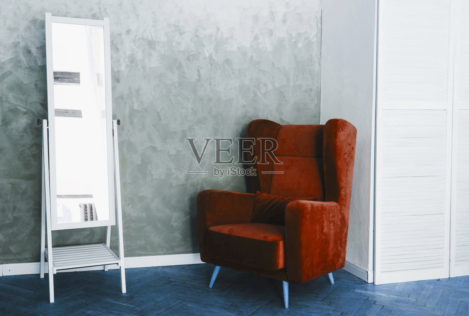 公寓的时尚阁楼内部照片摄影图片