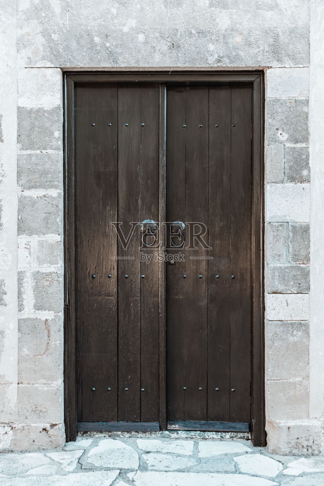 古老的棕色木门照片摄影图片