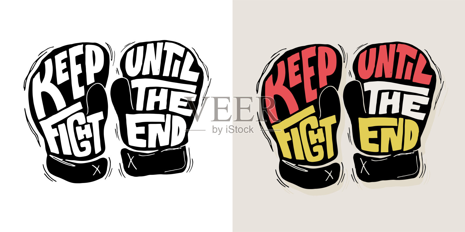 可爱的手绘涂鸦字母明信片，t恤设计，马克杯印刷。插画图片素材