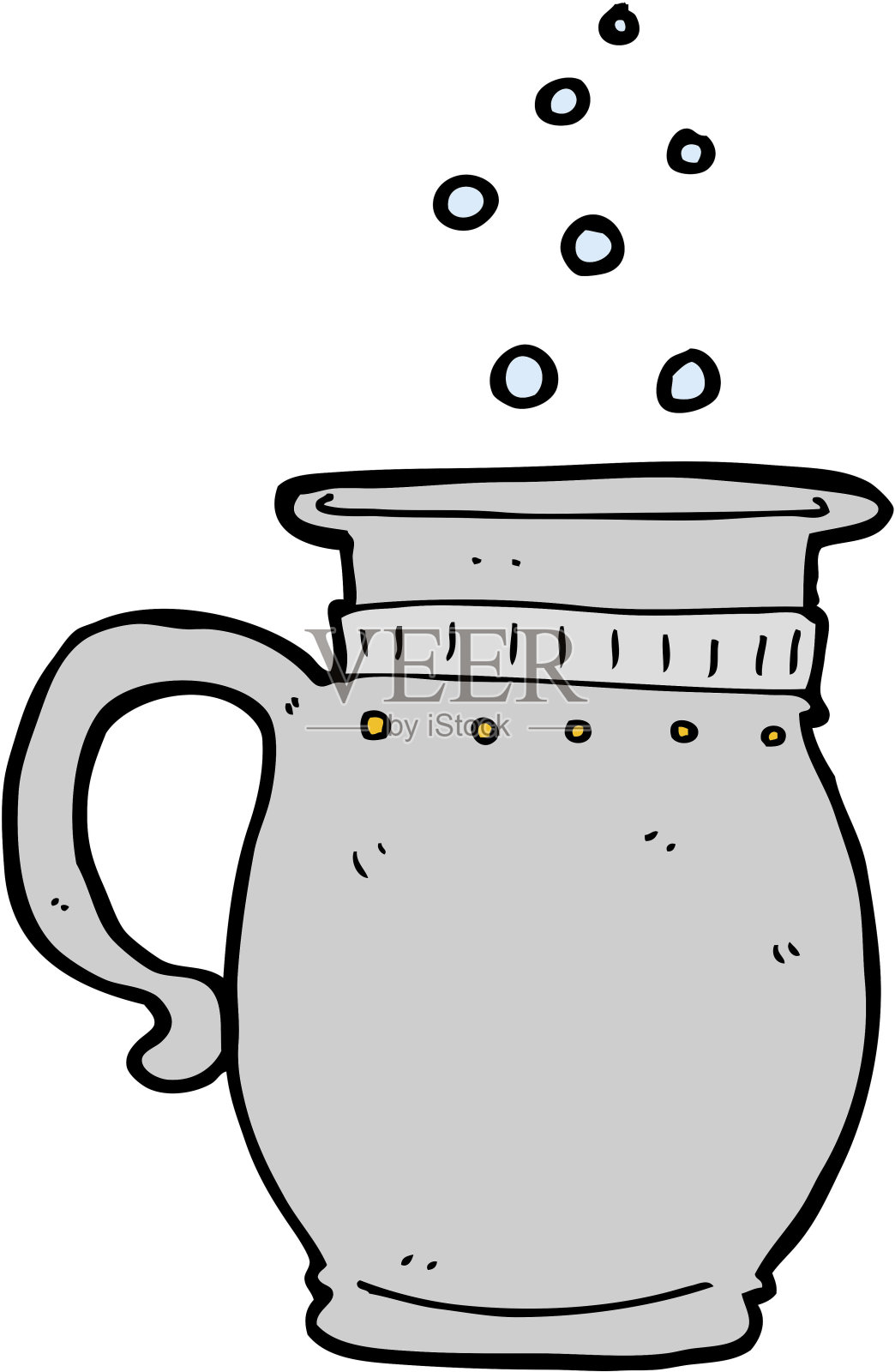 卡通啤酒杯设计元素图片