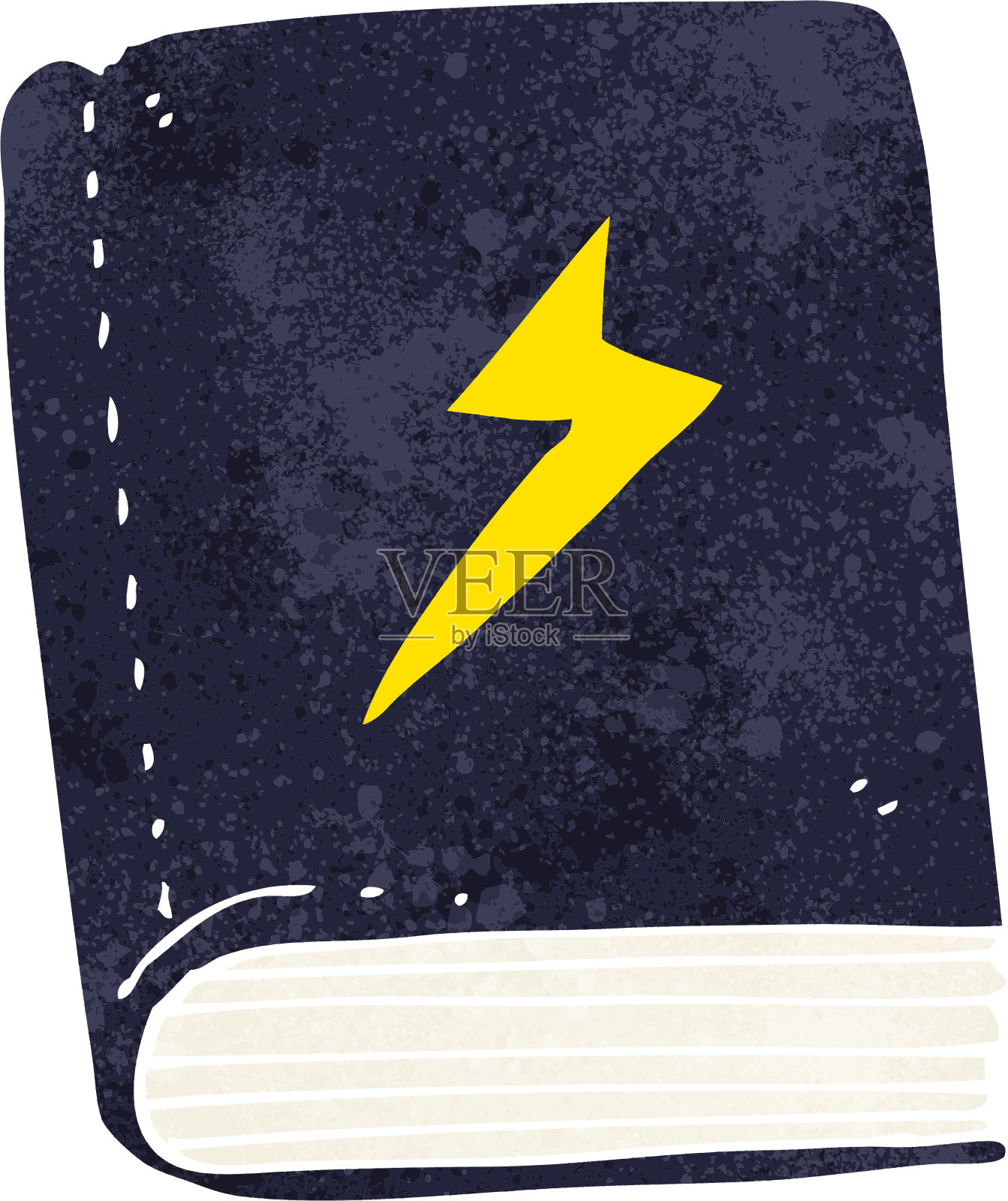 卡通魔咒书插画图片素材